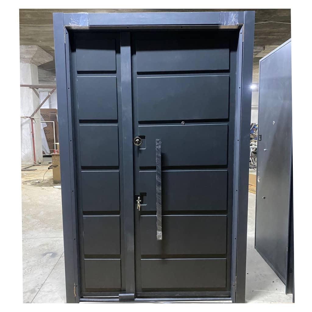 ANS0011 – Matte Black Panel Security Door