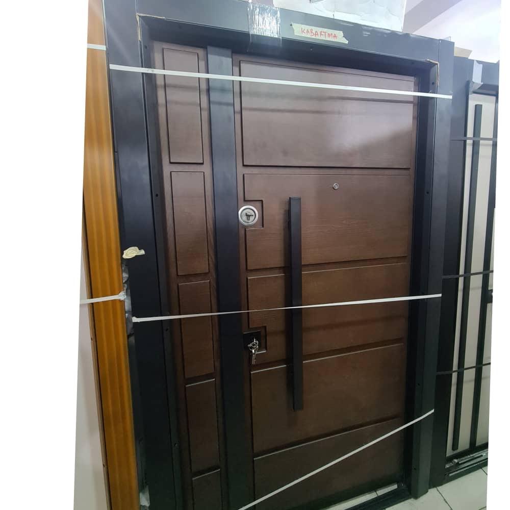 ANS0012 – Dark Wood Grain Security Door