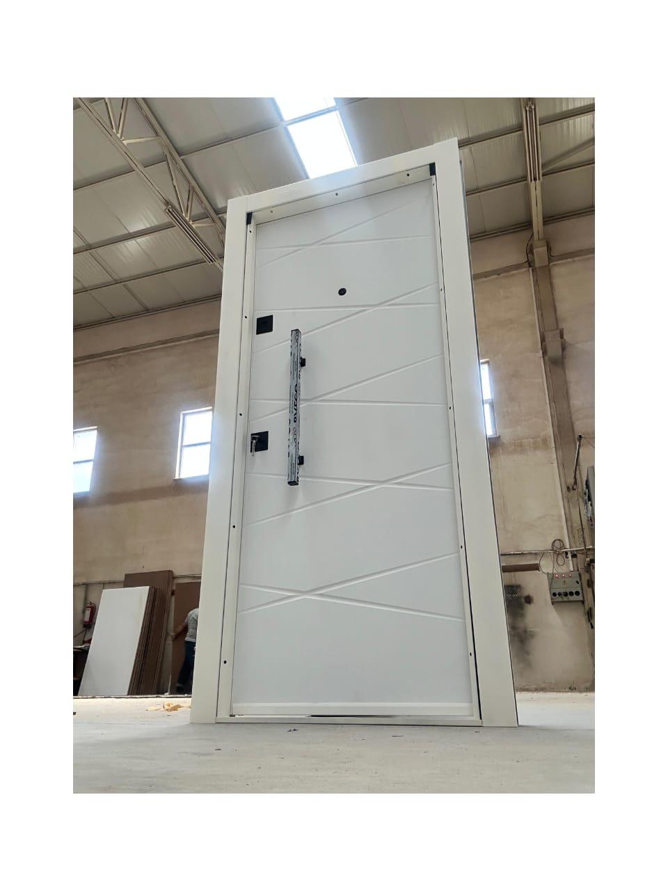 ANS0016 – Premium White Steel Door
