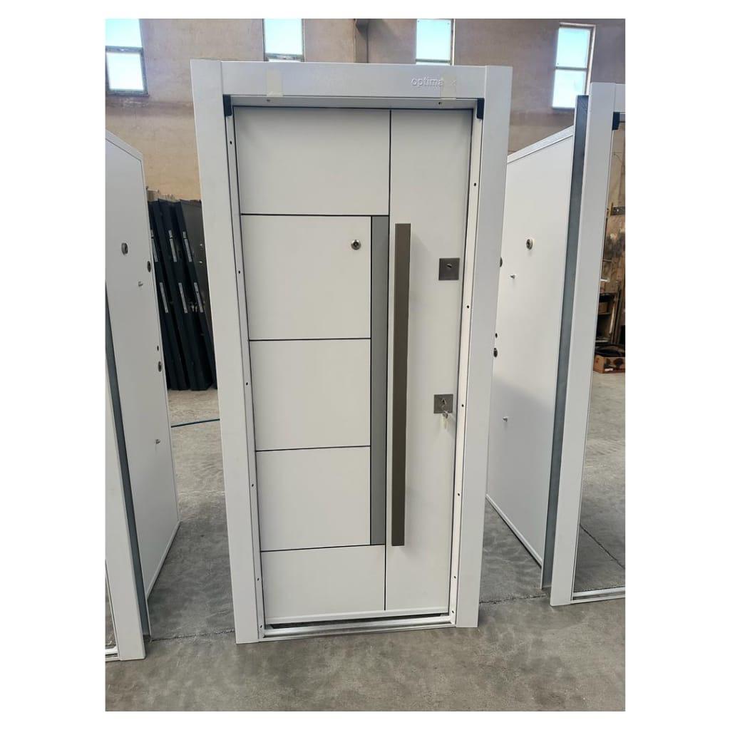Elegant White Rustika Steel Door – ANS0002