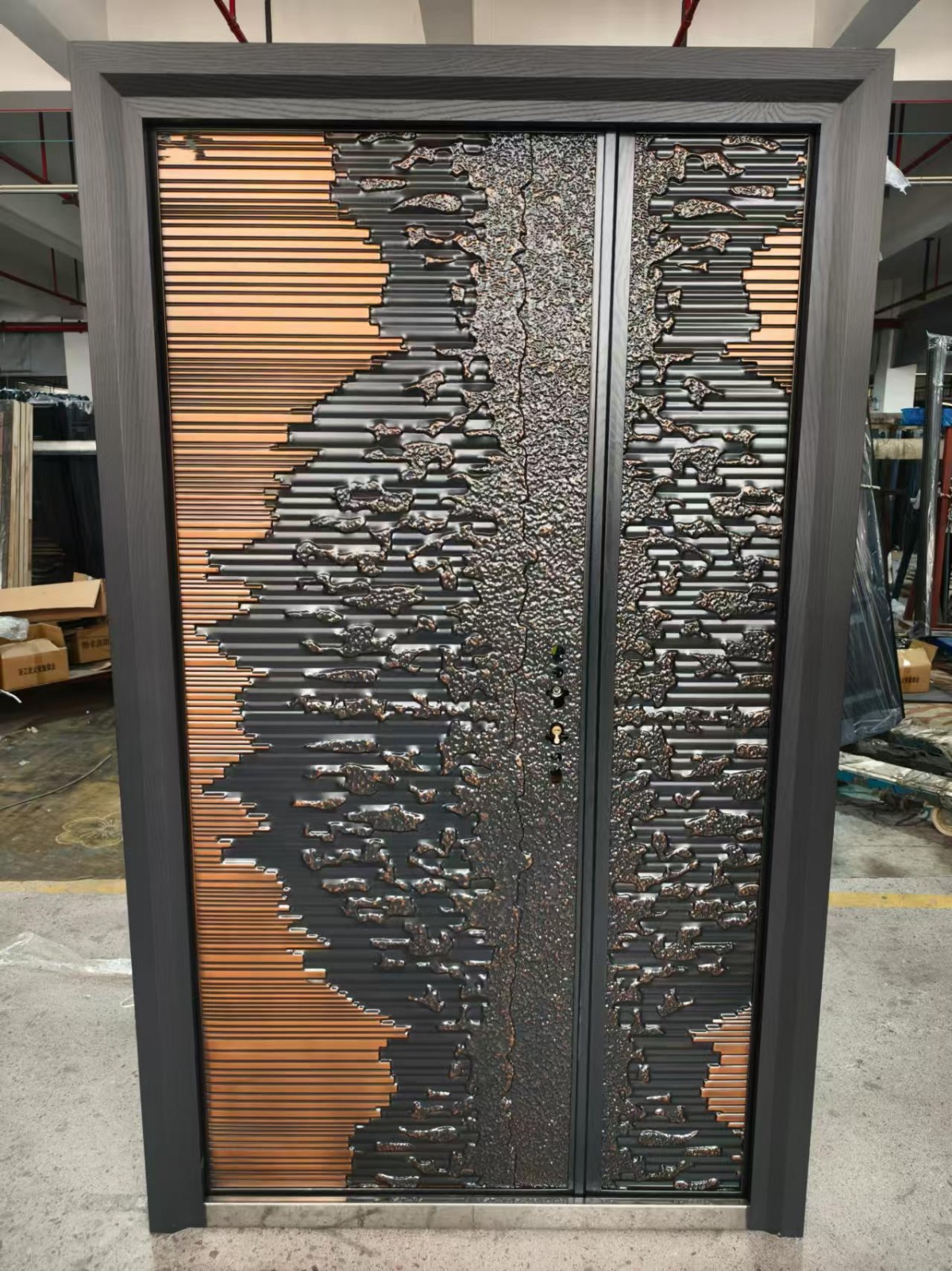 ANS0003 – Modern Wave Cast Door (Dual Texture)