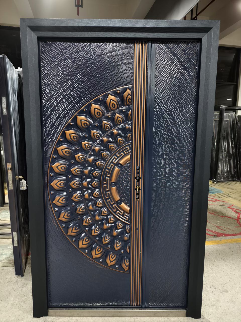 ANS0005 – Regal Mandala Cast Door (Artistic Circle Design)
