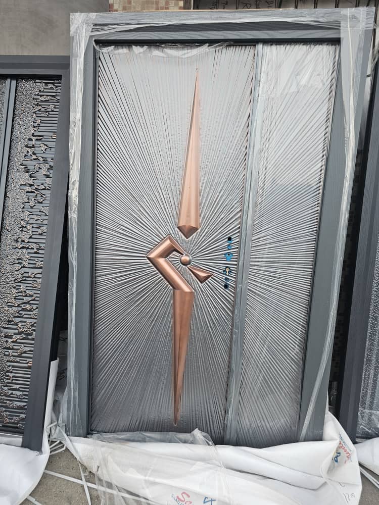 ANS0006 – Starburst Cast Security Door (Abstract Design)