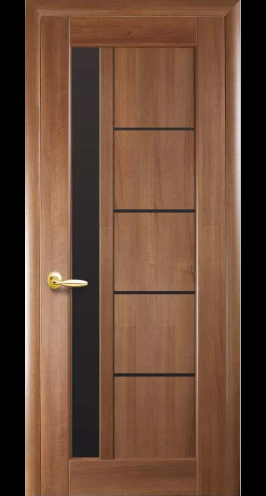 ANS016 – Light Oak Glass Panel Door