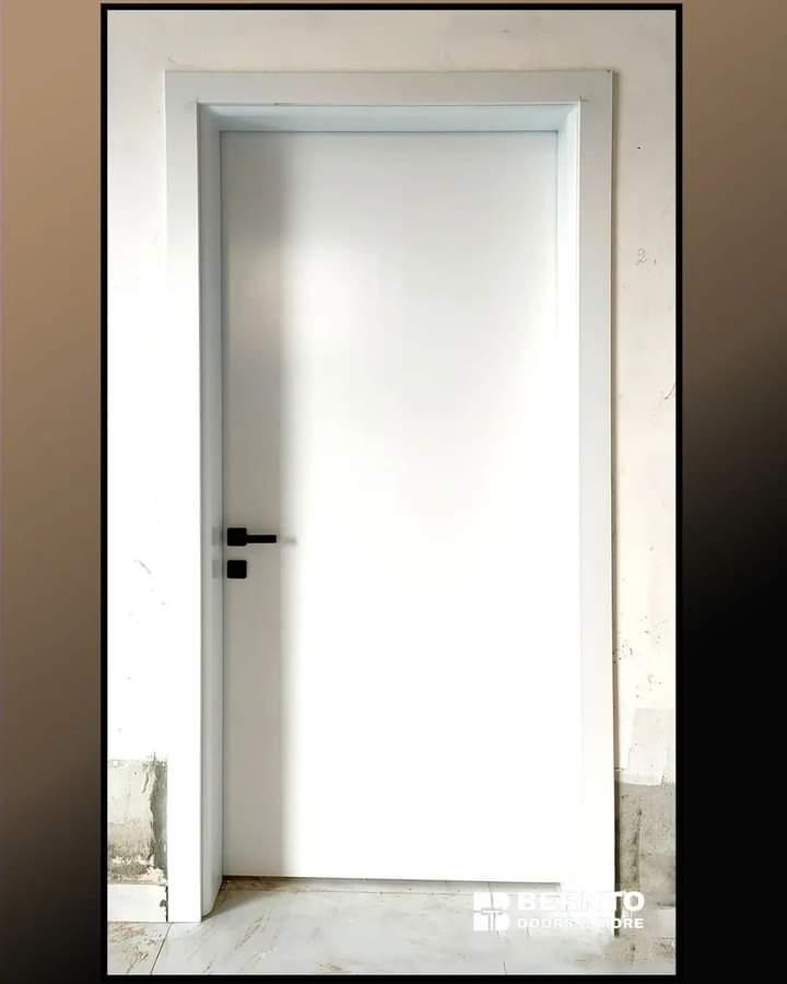 ANS011 – Minimalist White Flush Door